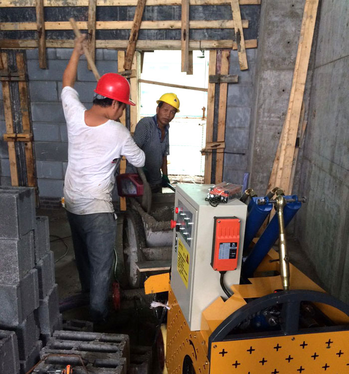 遥控液压二次构造柱泵工作效率更高